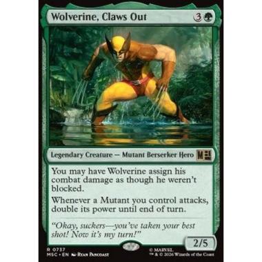 Wolverine, Claws Out - Wolverine, Claws Out - [XMSC][NM] [Foil]