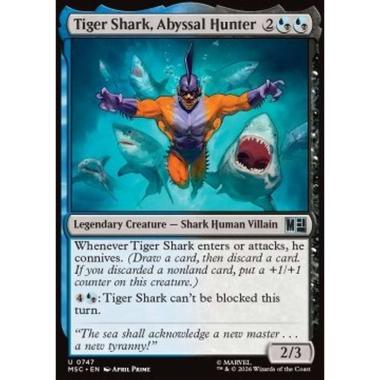Tiger Shark, Abyssal Hunter - Tiger Shark, Abyssal Hunter - [XMSC][NM] [Foil]
