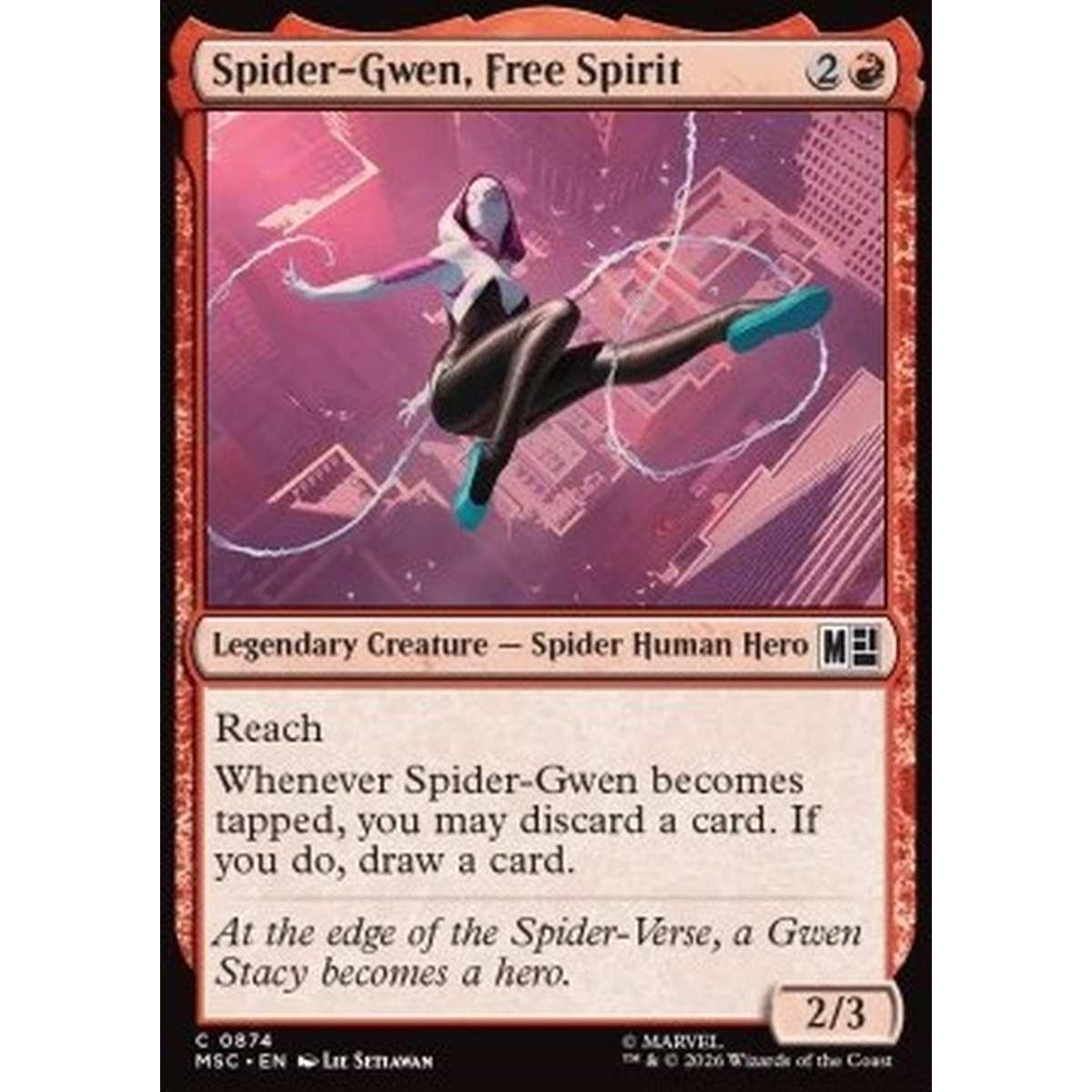 Spider-Gwen, Free Spirit - Spider-Gwen, Free Spirit - [XMSC][NM] [Foil]