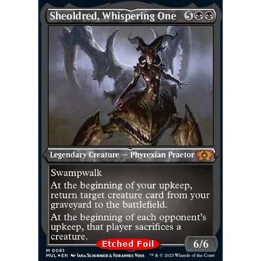 Sheoldred, Whispering One (V.2) - Sheoldred, Whispering One (V.2) - [MUL][NM] [Foil]