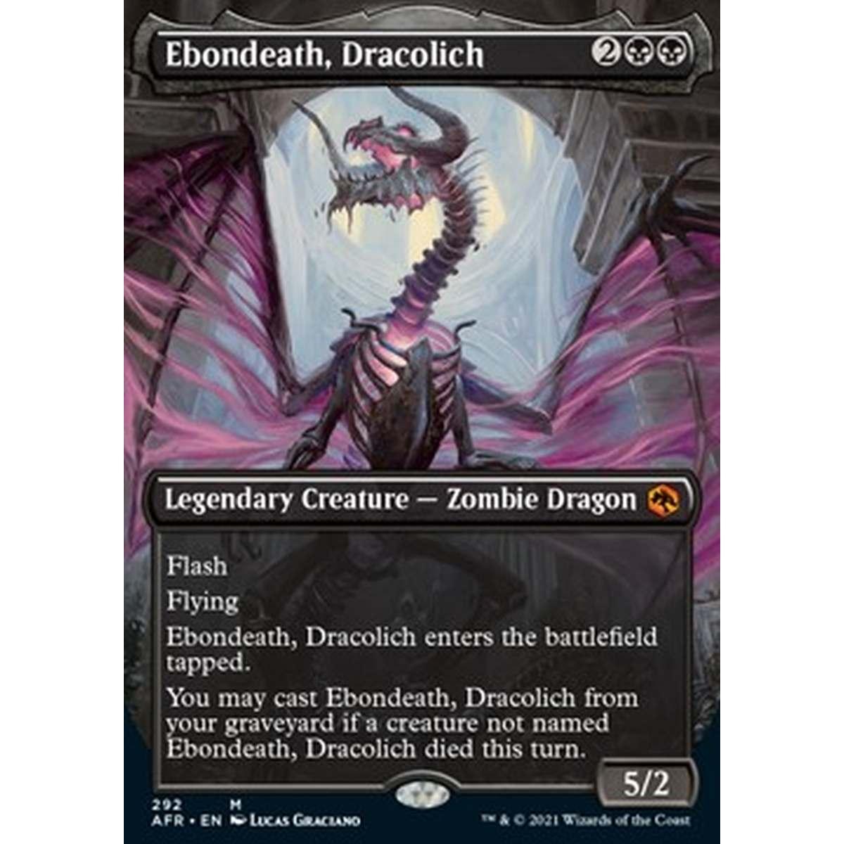 Ebondeath, Dracolich - Ebondeath, Dracolich - [XAFR][NM] [Foil]