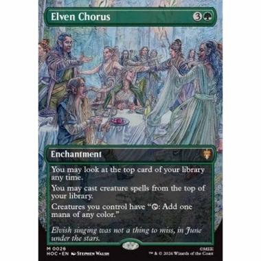 Elven Chorus (V.1) - Elven Chorus (V.1) - [HOC][NM] [Foil]