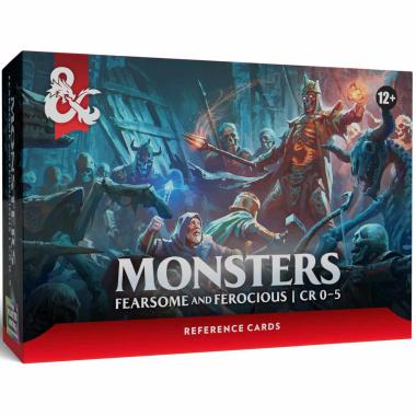 Dungeons & Dragons Trove 7 Monster Cards: Fearsome and Ferocious CR 0-5