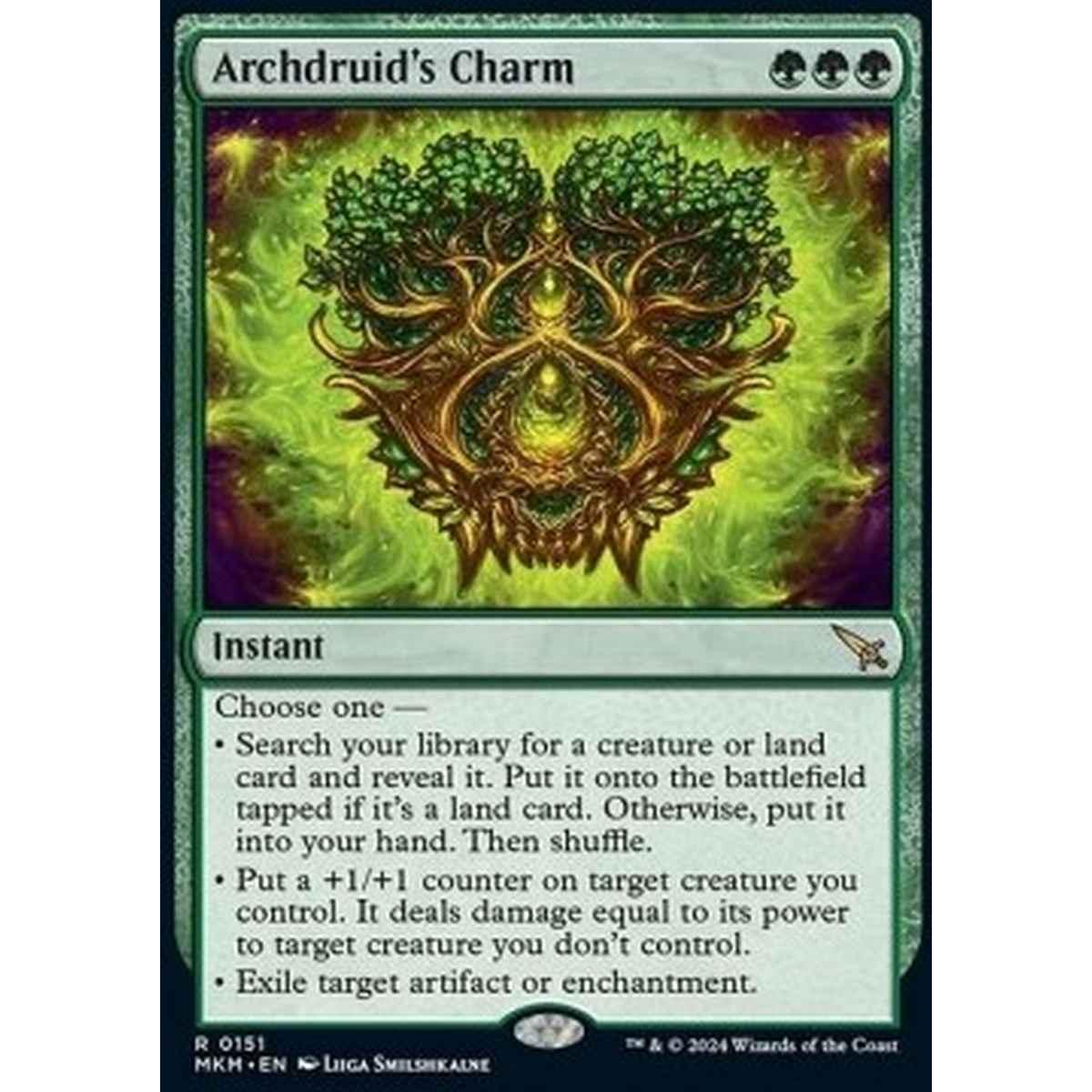 Archdruid's Charm - Amuleto dell'Arcidruido - [MKM][NM]