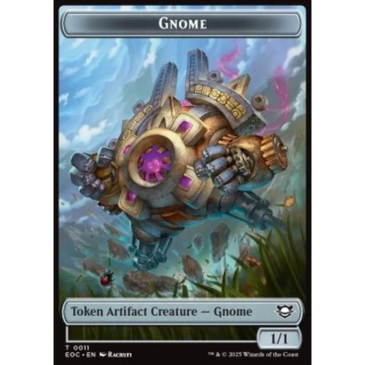 Gnome Token (A 1/1) // Golem Token (A 9/9) - Gnome Token (A 1/1) // Golem Token (A 9/9) - [TEOE][NM]