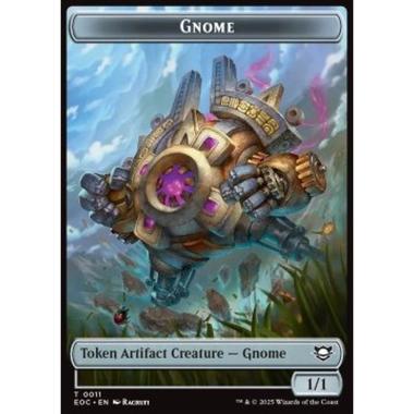 Gnome Token (A 1/1) // Golem Token (A 9/9) - Gnome Token (A 1/1) // Golem Token (A 9/9) - [TEOE][NM]