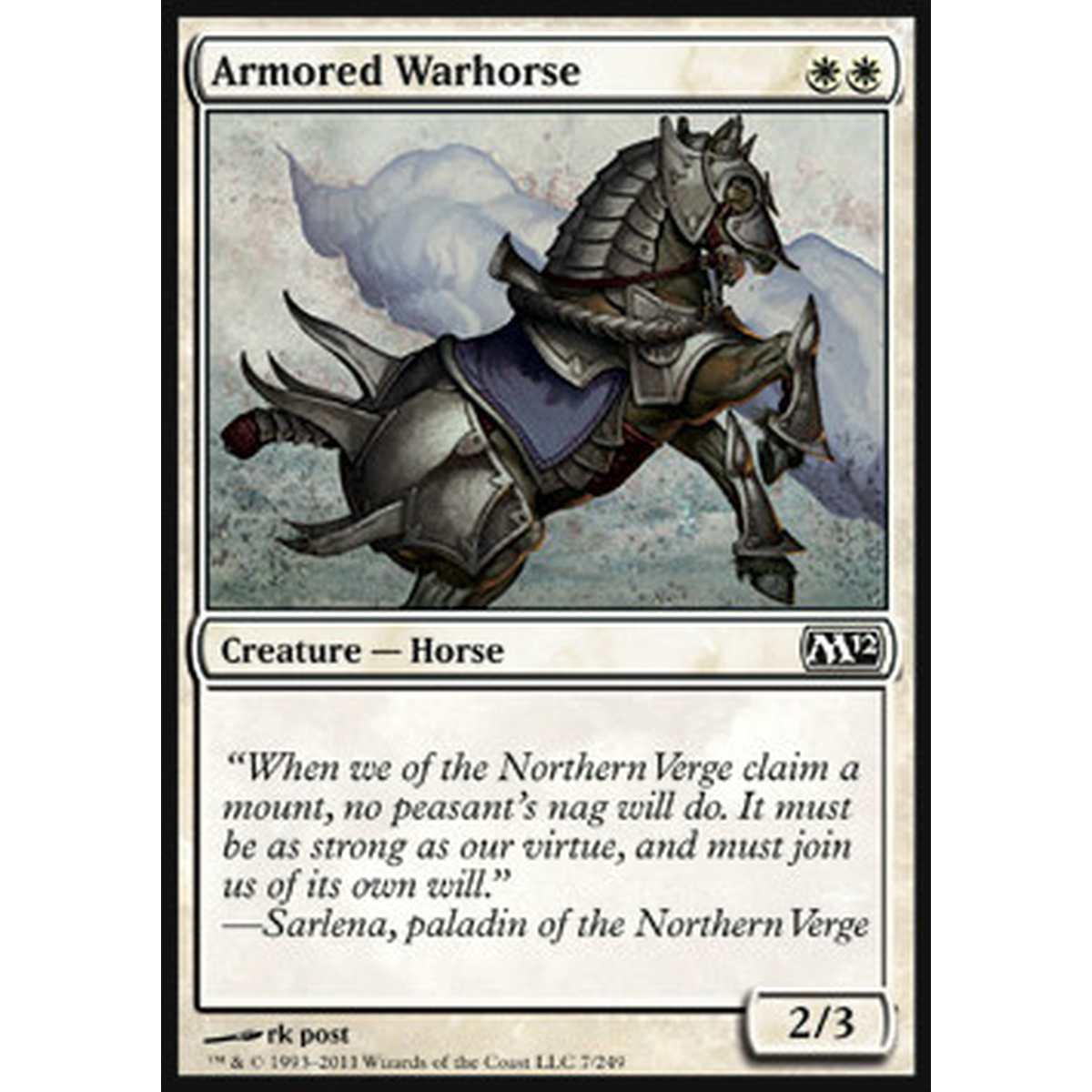 Armored Warhorse - Destriero Corazzato - [M12][EX] [Foil]