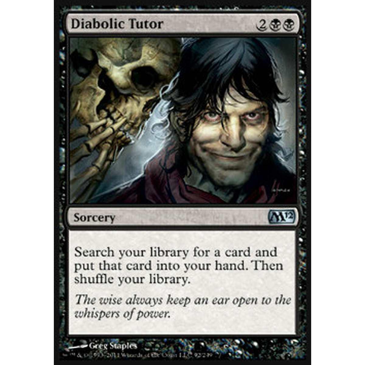 Diabolic Tutor - Diabolic Tutor - [M12][EX]
