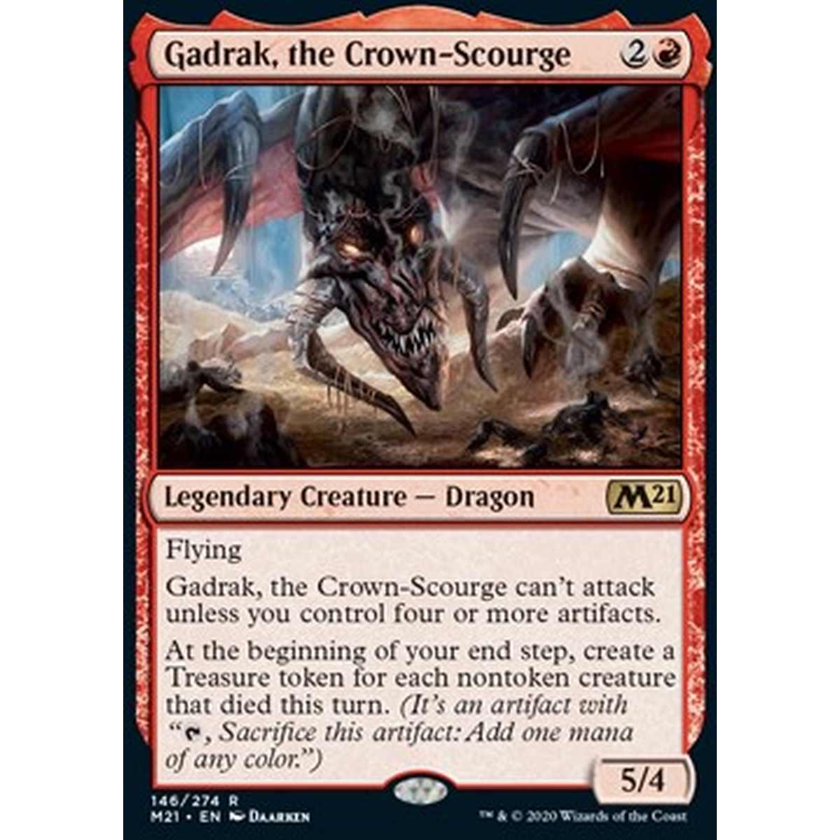 Gadrak, the Crown-Scourge - Gadrak, the Crown-Scourge - [M21][NM] [Foil]