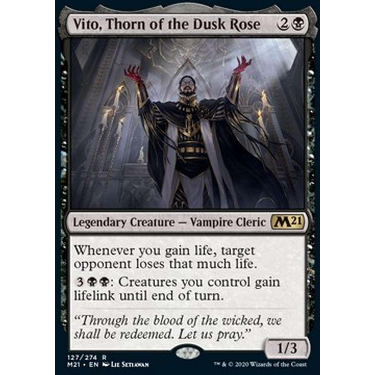 Vito, Thorn of the Dusk Rose - Vitor, Spina della Rosa del Vespro - [M21][NM] [Foil]