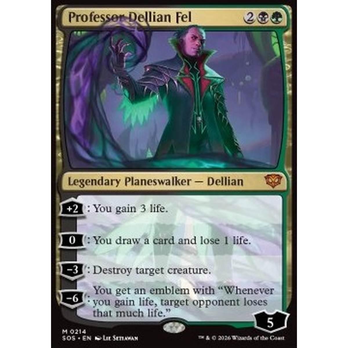 Professor Dellian Fel - Professor Dellian Fel - [SOS][NM] [Foil]