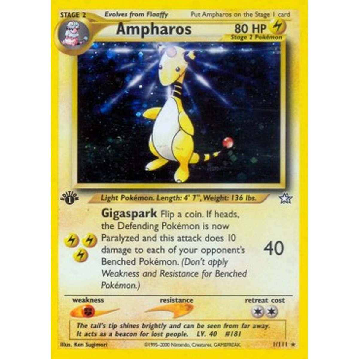 Ampharos - Holo Neo Genesis Italian n 1 - [NG][GD]