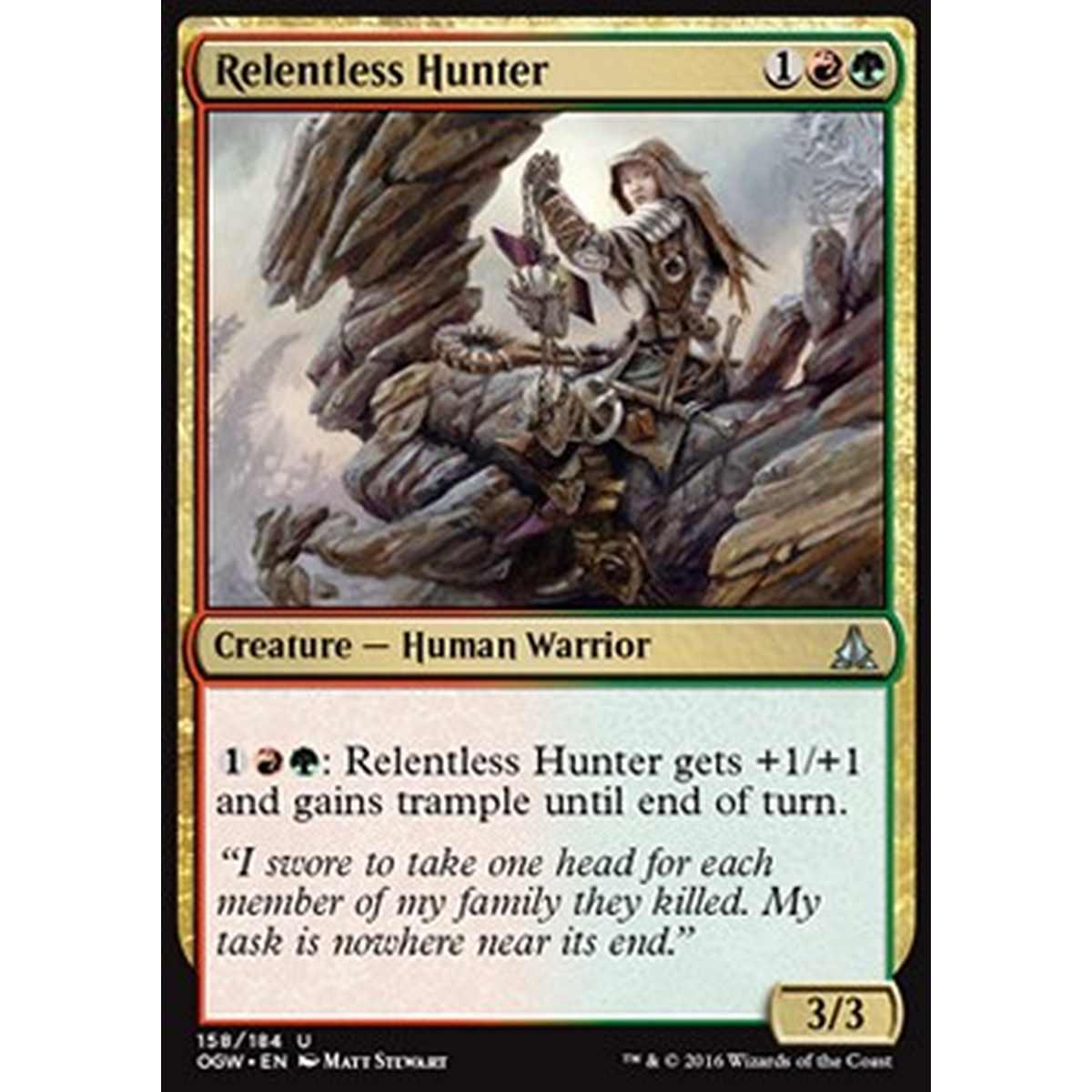 Relentless Hunter - Cacciatrice Implacabile - [OGW] [NM]