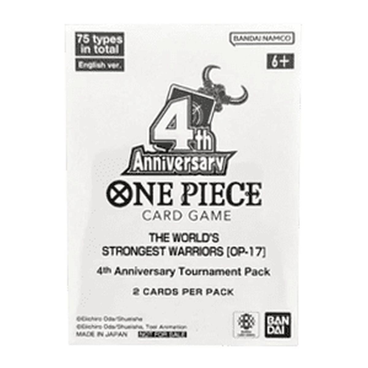 4th Anniversary Tournament Pack - OP17 - 4th Anniversary Tournament Pack - OP17 - [Sealed]