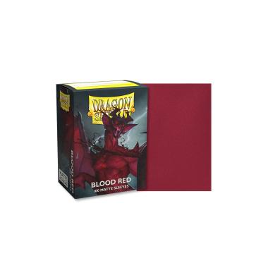100 Buste Matte - Blood Red