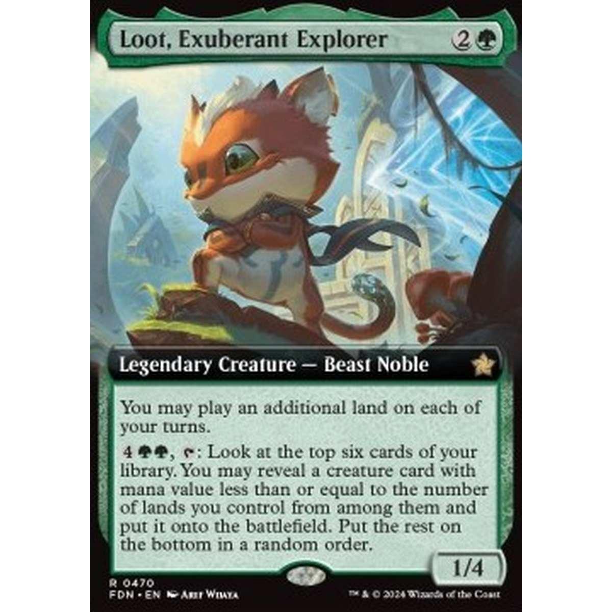 Loot, Exuberant Explorer (V.3) - Loot, Exuberant Explorer (V.3) - [XFDN][EX] [Foil]