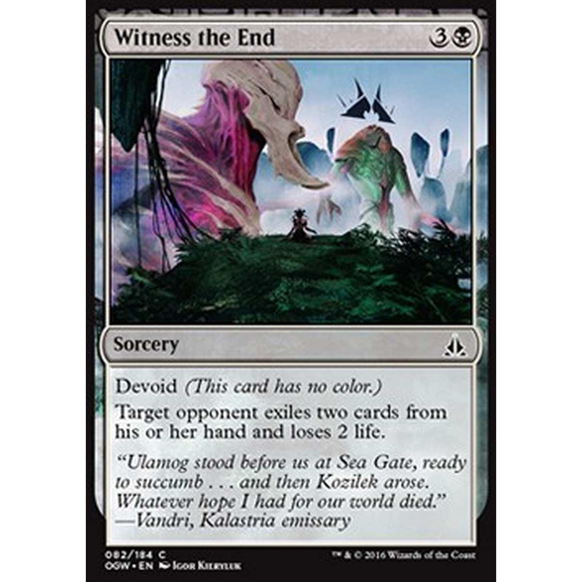 Witness the End - Osservare la Fine - [OGW] [NM]