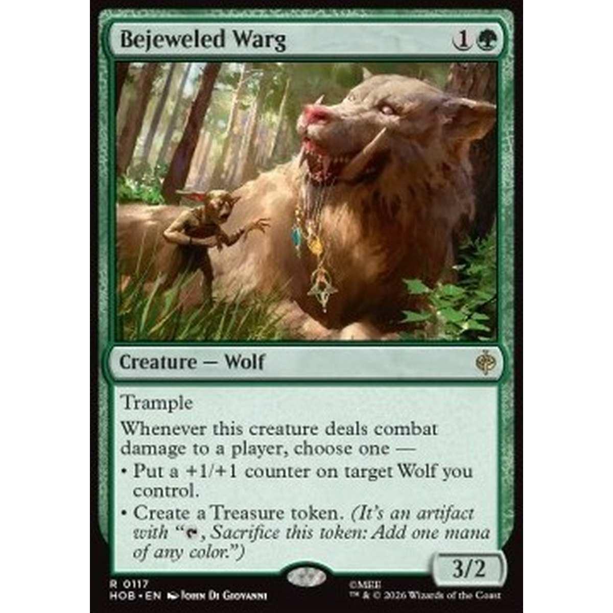 Bejeweled Warg - Bejeweled Warg - [HOB][NM] [Foil]