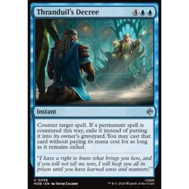 Thranduil's Decree - Thranduil's Decree - [HOB][NM] [Foil]