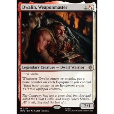 Dwalin, Weaponmaster - Dwalin, Weaponmaster - [HOB][NM] [Foil]