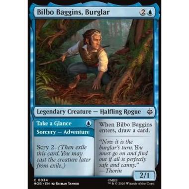 Bilbo Baggins, Burglar // Take a Glance - Bilbo Baggins, Burglar // Take a Glance - [HOB][NM] [Foil]
