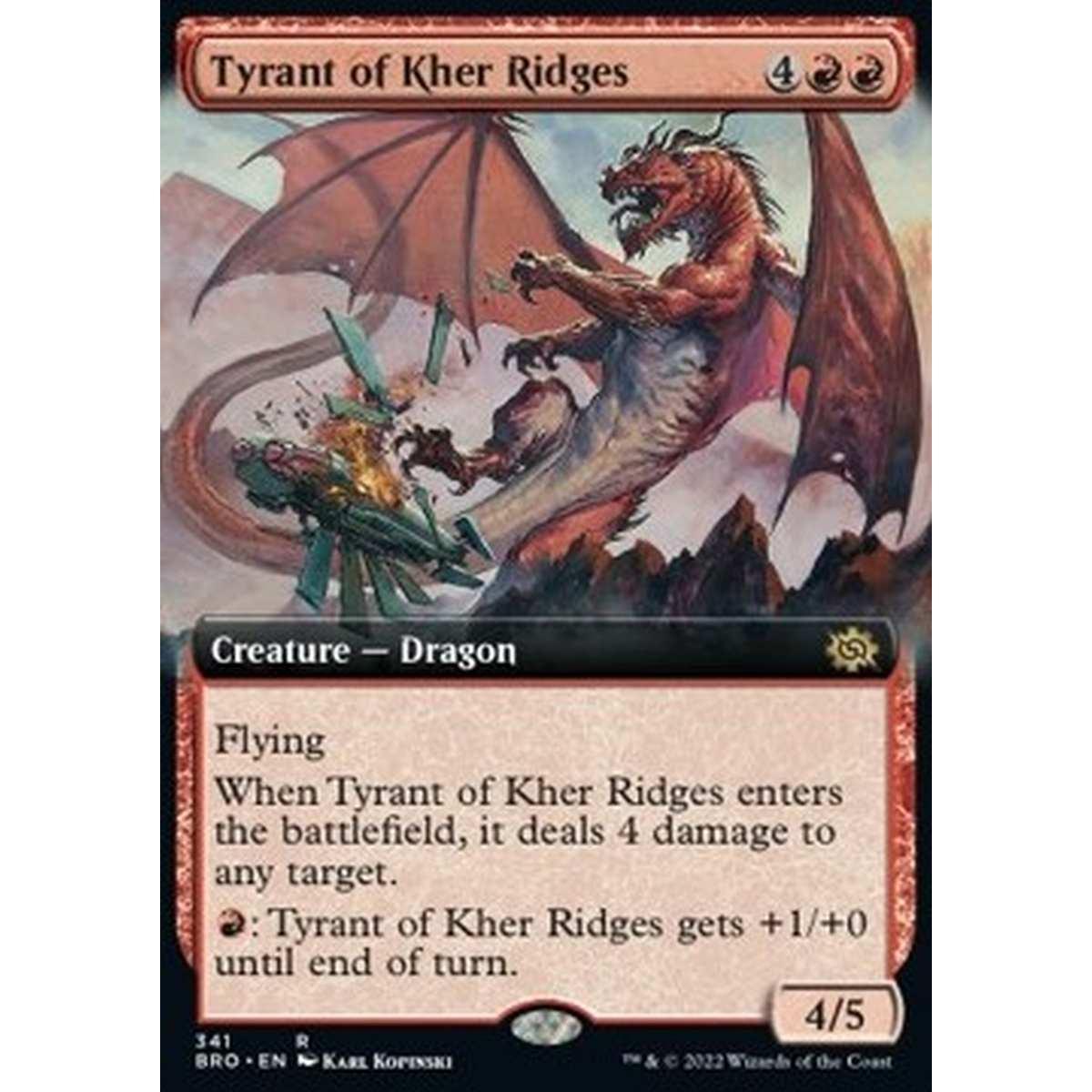 Tyrant of Kher Ridges - Tyrant of Kher Ridges - [XBRO][NM] [Foil]