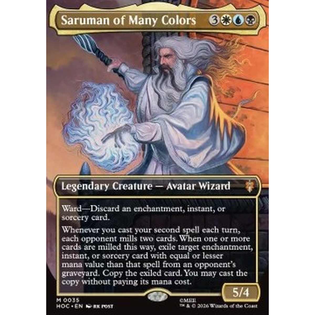 Saruman of Many Colors (V.1) - Saruman of Many Colors (V.1) - [HOC][NM] [Foil]