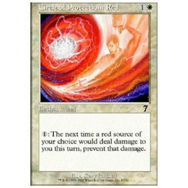Circle of Protection: Red - Circle of Protection: Red - [7ED][EX]