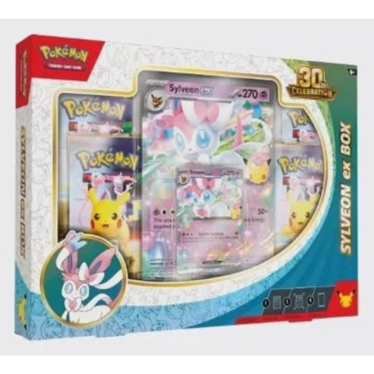Collezione con Jumbo Pokemon 30° Anniversario Sylveon ex Inglese