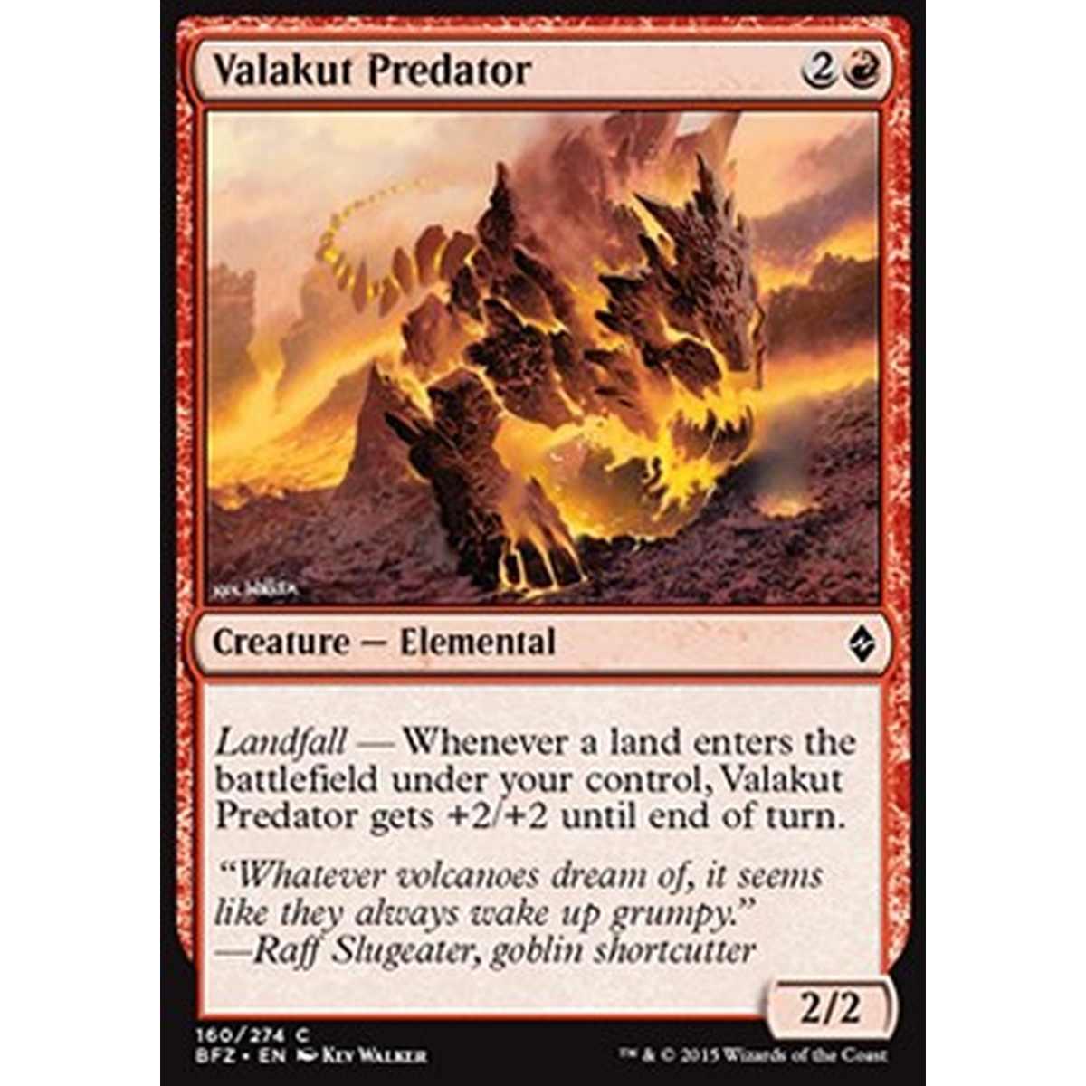 Valakut Predator - Predatore di Valakut - [BFZ] [NM]