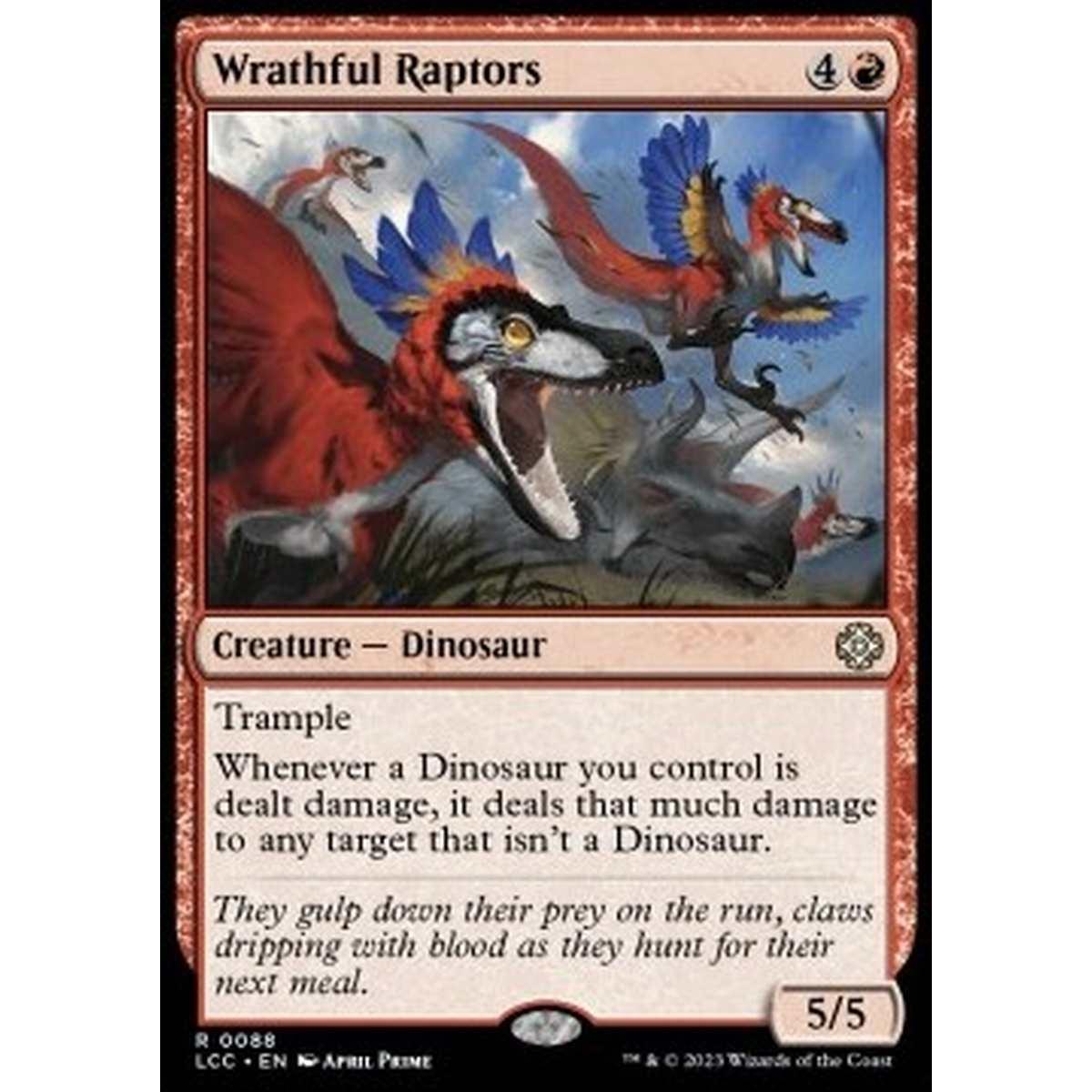 Wrathful Raptors - Raptor Furenti - [LCC][NM]