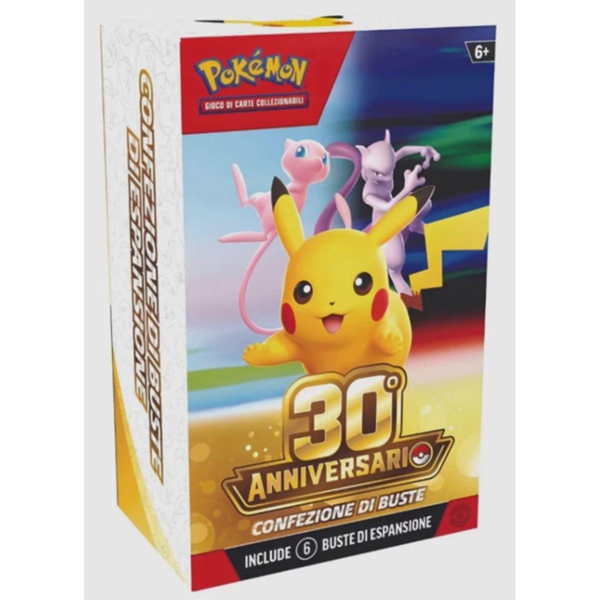 Bundle 30° Anniversario Confezione da 6 Buste Pokemon Italiano