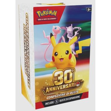 Bundle 30° Anniversario Confezione da 6 Buste Pokemon Italiano