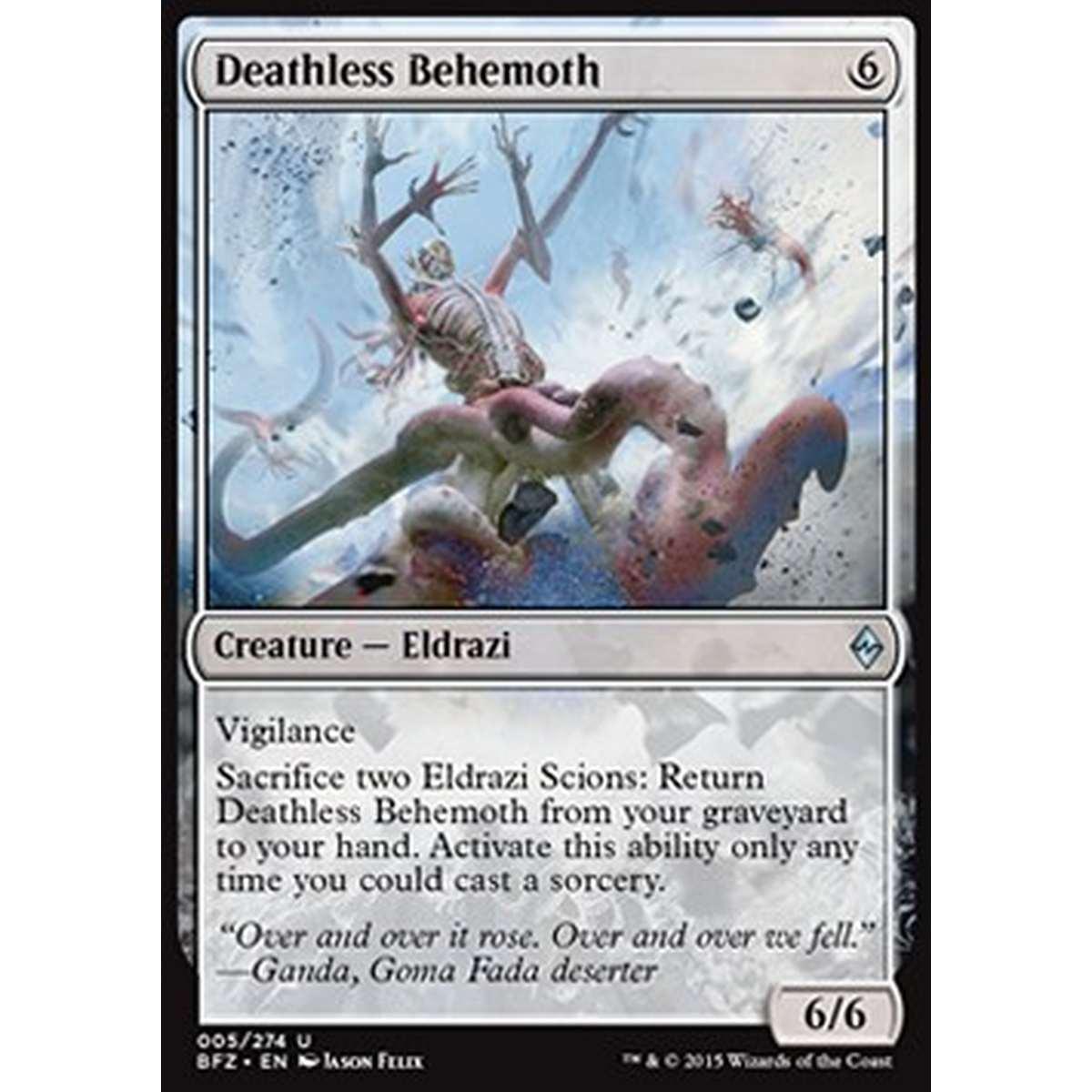 Deathless Behemoth - Behemoth Imperituro - [BFZ] [NM]