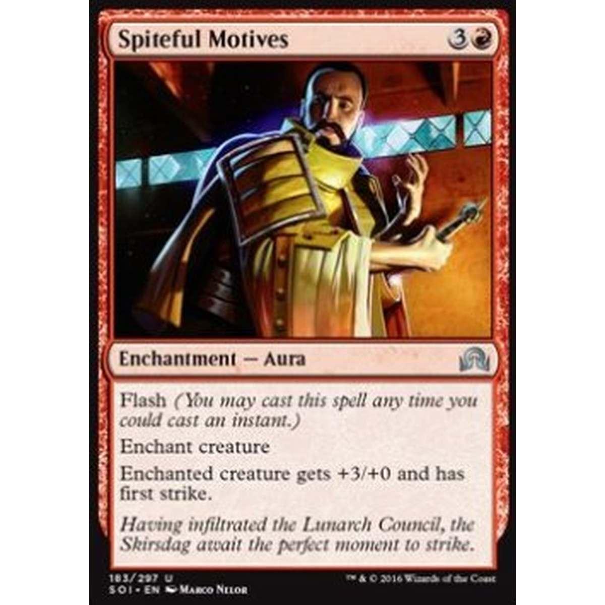Spiteful Motives - Moventi Astiosi - [SOI] [NM]