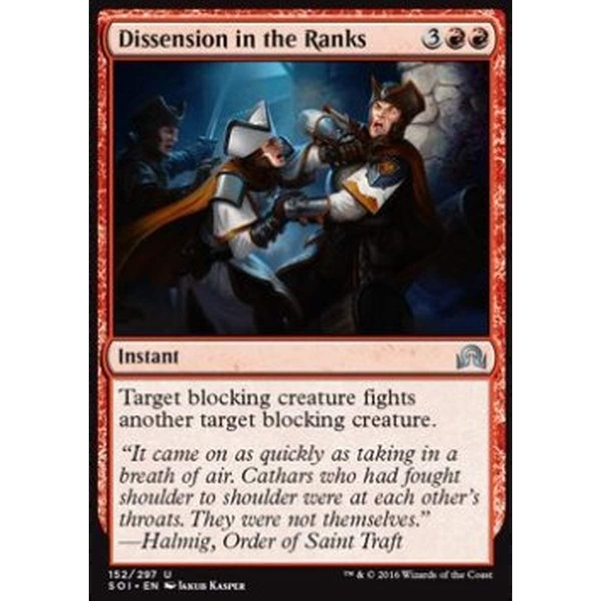 Dissension in the Ranks - Discordia nei Ranghi - [SOI] [NM]