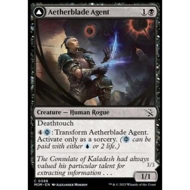 Aetherblade Agent // Gitaxian Mindstinger - Aetherblade Agent // Gitaxian Mindstinger - [MOM] [NM]