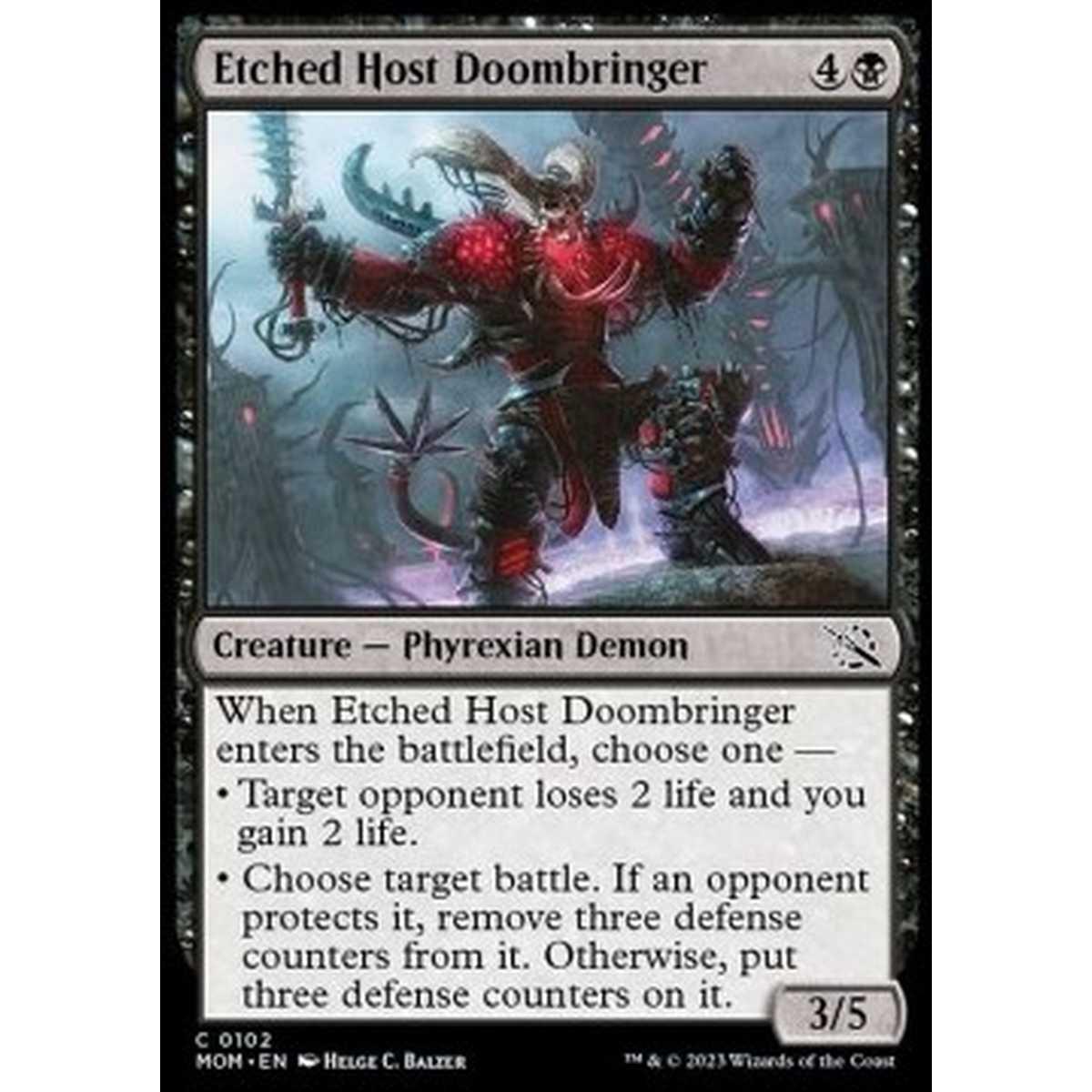 Etched Host Doombringer - Etched Host Doombringer - [MOM] [NM]