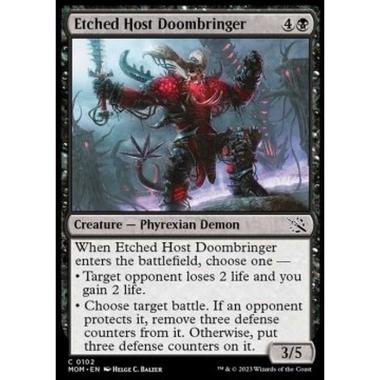 Etched Host Doombringer - Etched Host Doombringer - [MOM] [NM]