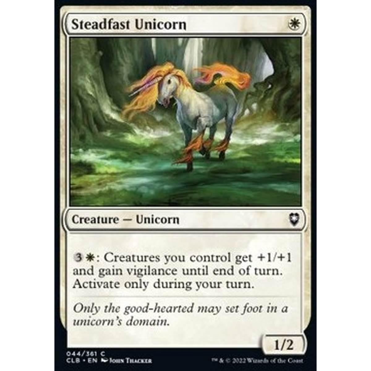 Steadfast Unicorn - Unicorno Risoluto - [CLB] [NM]