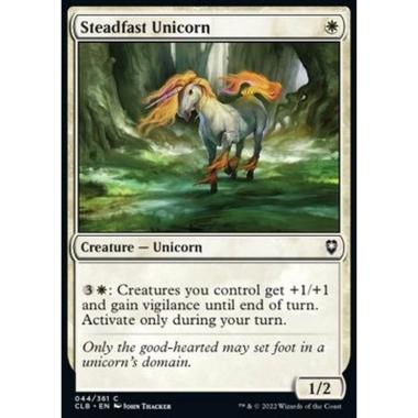 Steadfast Unicorn - Unicorno Risoluto - [CLB] [NM]