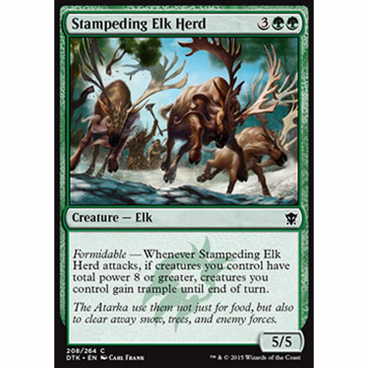 Stampeding Elk Herd - Mandria di Alci Scalpitanti - [DTK] [NM]