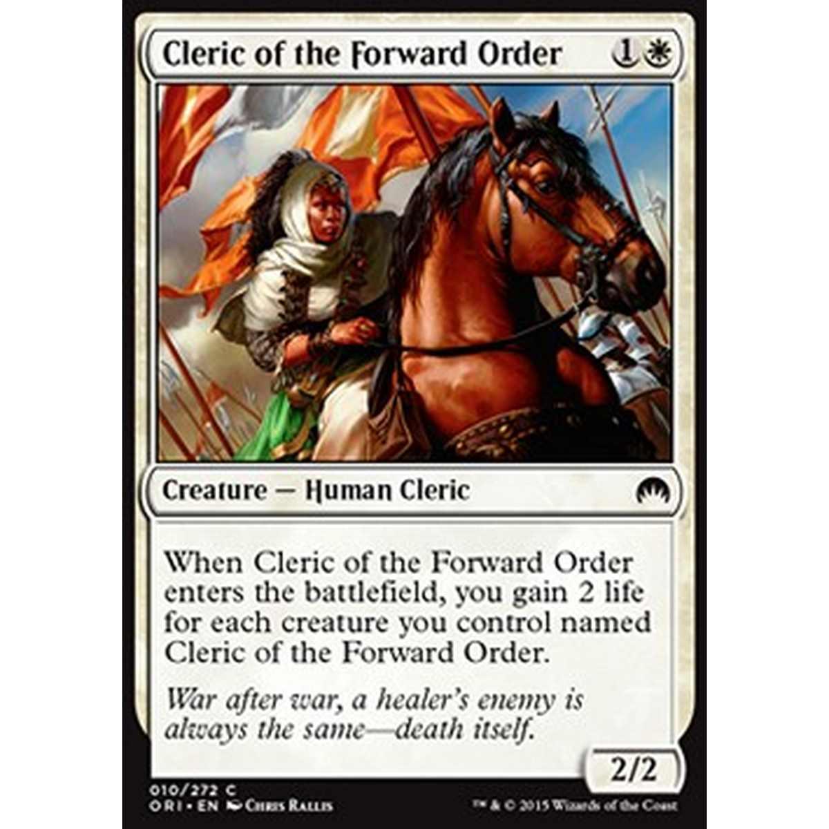 Cleric of the Forward Order - Chierica dell'Ordine del Fronte - [ORI] [NM]