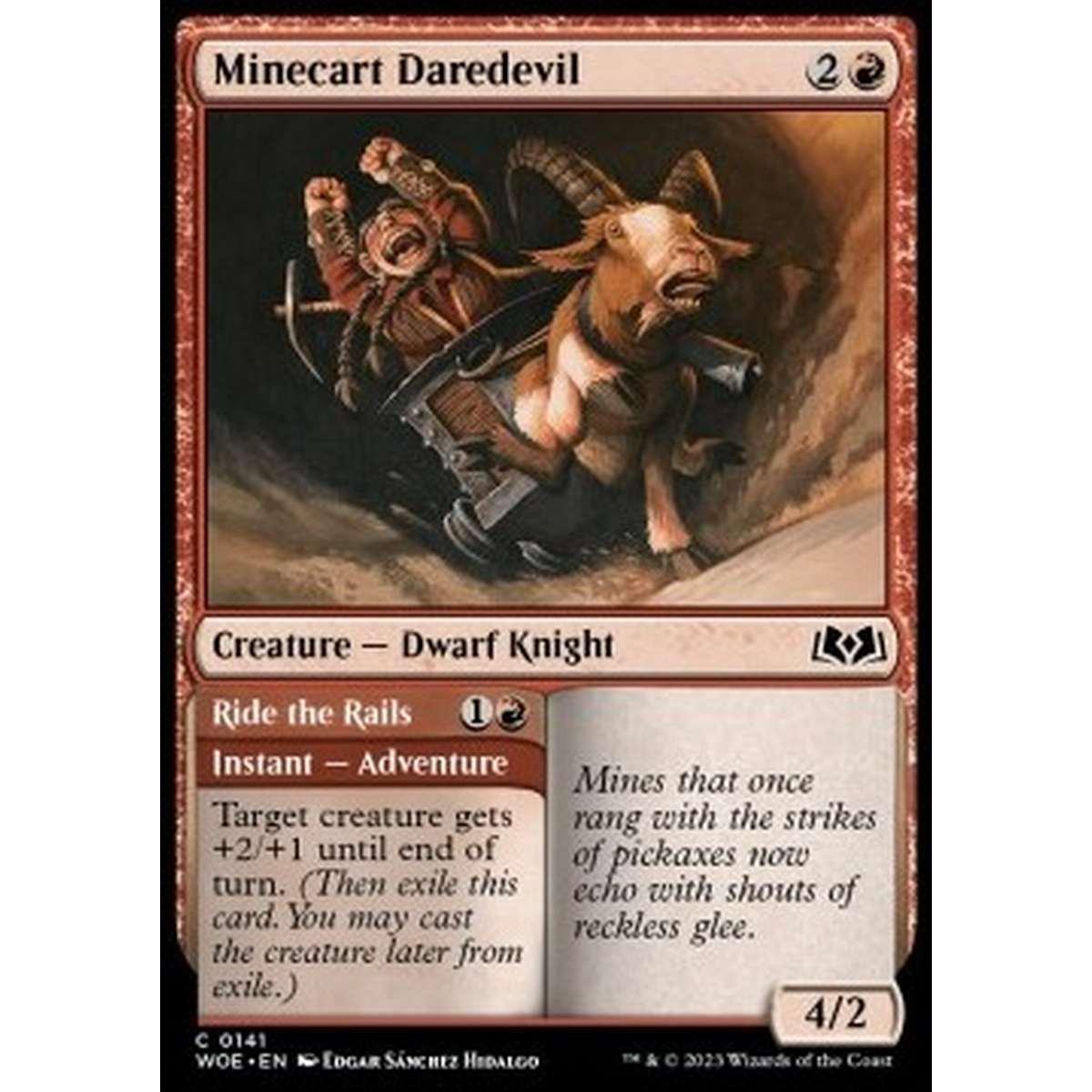 Minecart Daredevil // Ride the Rails - Minecart Daredevil // Ride the Rails - [WOE] [NM]