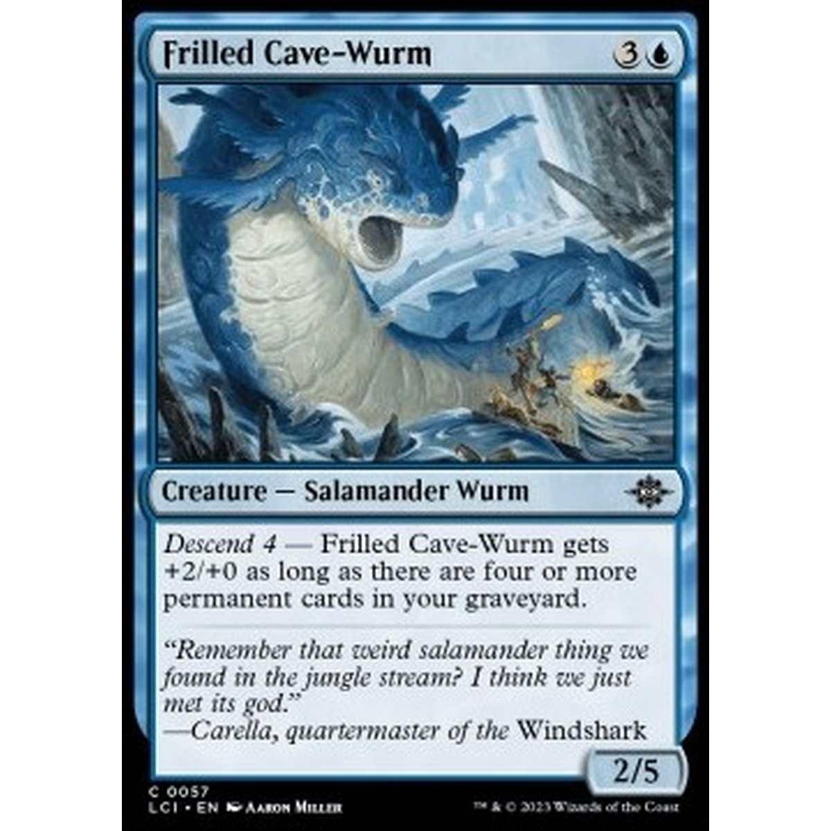 Frilled Cave-Wurm - Frilled Cave-Wurm - [LCI] [NM]