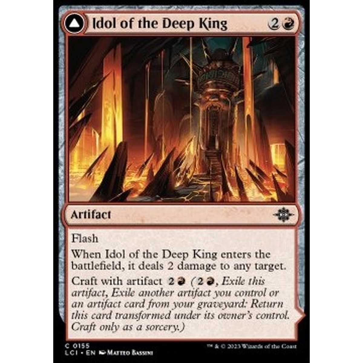 Idol of the Deep King // Sovereign's Macuahuitl - Idol of the Deep King // Sovereign's Macuahuitl - [LCI] [NM]