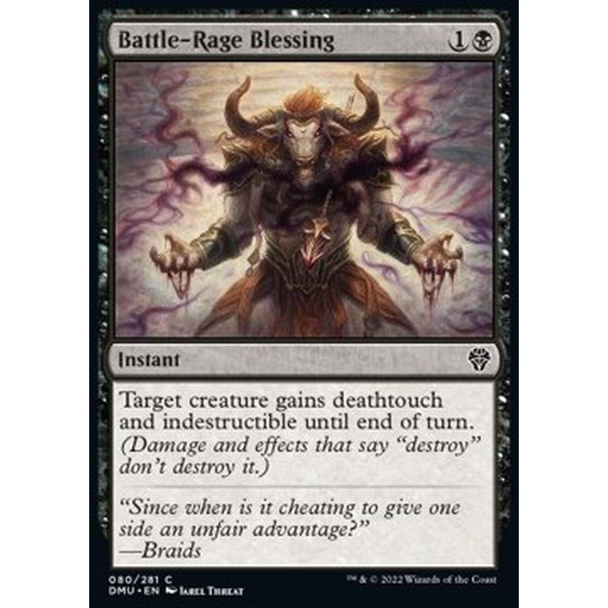 Battle-Rage Blessing - Benedizione della Furia della Battaglia - [DMU] [NM]