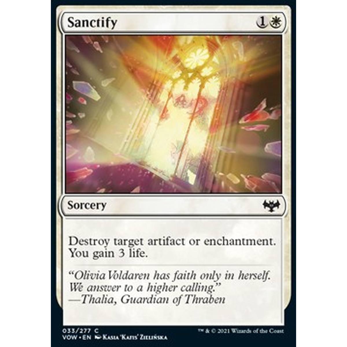 Sanctify - Santificare - [VOW] [NM]