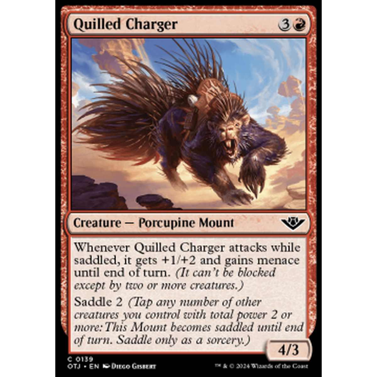 Quilled Charger - Quilled Charger - [OTJ] [NM]