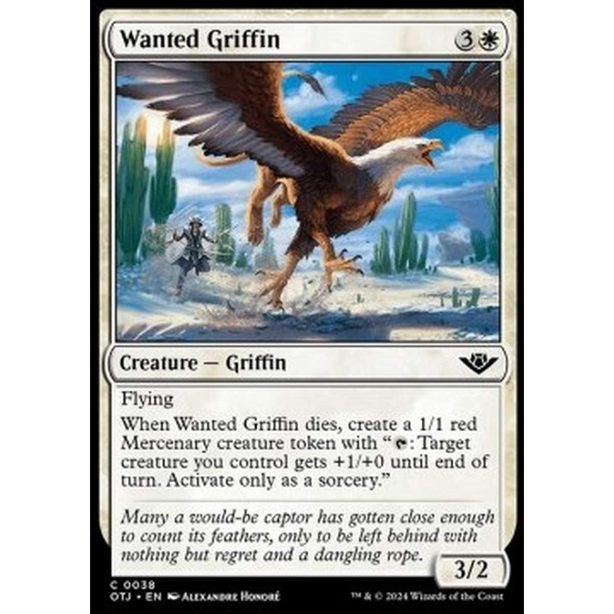 Wanted Griffin - Grifone Ricercato - [OTJ] [NM]